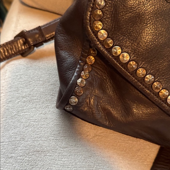 Platania Made in Italy Genuine leather Crossbody Tote - Picture 9 of 11